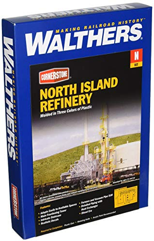 Walthers Cornerstone 933-3219 - Öl-Raffinerie North Island Modelleisenbahnzubehör