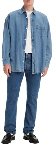 Levi's herr 501 Original Fit Straight Fit Jeans , Stonewash, 29W / 32L