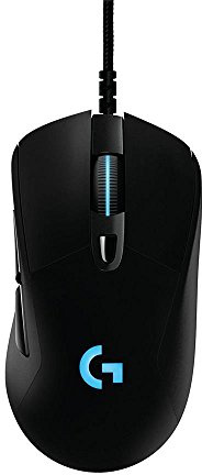 Logitech G403 Prodigy Wired Gaming Mouse | 12,000 DPI, RGB, Lightweight, 6 Programmable Buttons, On-Board Memory, Compatible with PC / Mac - Black