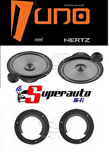 Hertz LINEA UNO K165 K 165 KIT ALTOPARLANTI DUE VIE CASSE AUTO 165 mm + supporti casse SUZUKI Grand Vitara dal 2005 Anteriore o Posteriore 165 cm