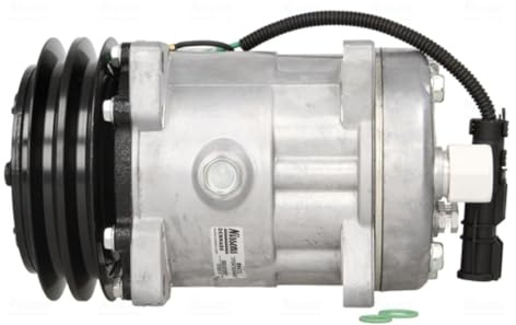 NISSENS 89472 Compresor aire acondicionado con aceite de compresor PAG con acoplamiento magnético con diodo