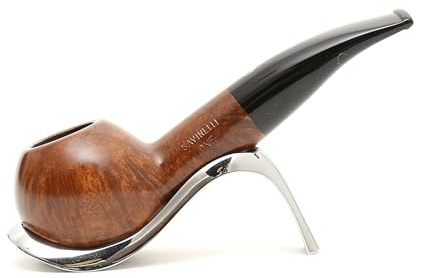 Pipa Savinelli One Starter Kit (321, 9mm) con accessori - Modello Author - Finissaggio Liscio naturale in radica