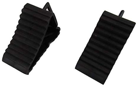 X2 Black Wheel Chocks with Handle