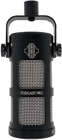 SONTRONICS PODCAST PRO Black dynamic microphone for podcast, broadcast, streaming & video conference