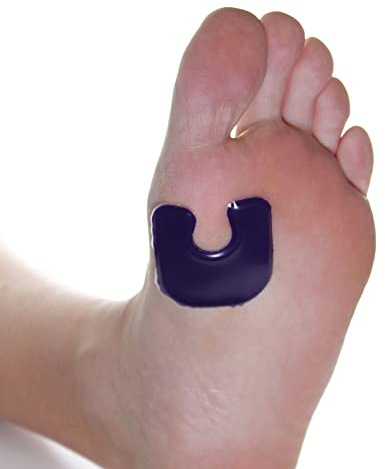 Dr. Jill's Foot Pads Y1036 Latex Free Gel U-Shaped Callus Pads- 4 Pack