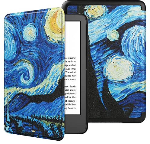 VOVIPO Funda Compatible con 6 Kindle (11ª Generación 2024/2022), Carcasa Ligera Cubierta con Auto Activación/Reposo para Kindle 2024 11ª Generación e-Reader-Starry Sky