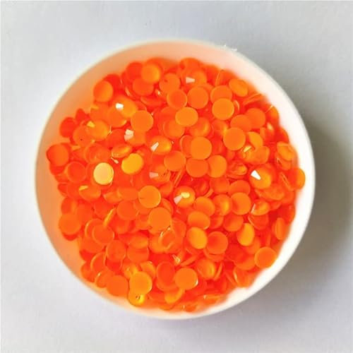 Glas Noctilucent Fluoreszenz Kristall Neon Non Hot Fix Steine Klebe Strass Stoff Kleidungsstück Nail Art Dekorationen-Fluoreszierende Hyazinthe,ss4 1440pcs