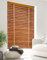 BOTOWI 60~140 cm Maßgeschneiderte Jalousien Holz Jalousie Holzjalousie Schwarze Holzfenster Jalousien, Fenster Rollos für Innen, Innenjalousien Jalousien, Verdunkelungsrollos,Braun,80Wx120L(cm)
