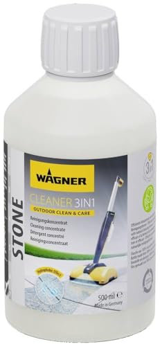 Wagner Stone Cleaner 3 in 1, 500 ml - Concentrato per la pulizia regolare di superfici esterne in pietra