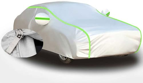 Auto Abdeckplane Wasserdicht Für VW Sharan, Autoabdeckung Outdoor, Autoplane Atmungsaktiv, Autogarage Abdeckung, Hagelschutzplane, Vollgarage (Color : 2, Size : with Cotton)