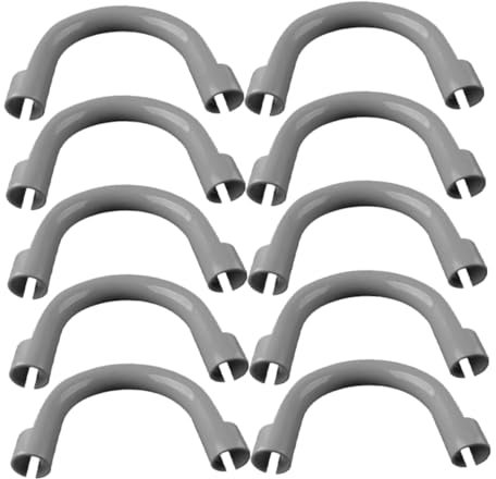 jojofuny 10pcs Dishwasher Drain Hose Adapter Flexible Hose Holder for Washing Machine Drain Pipe Cleaner