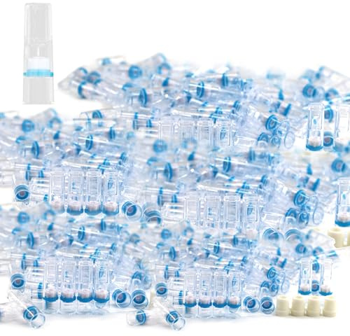 CaLeQi Filtres à Cigarettes (500 Pièces) Microporeux Multi-Filtration | Réduit les Taches de Goudron et de Fumée pour les Cigarettes de Taille Standard ø8mm, Livré avec un adaptateur de Ø5 mm