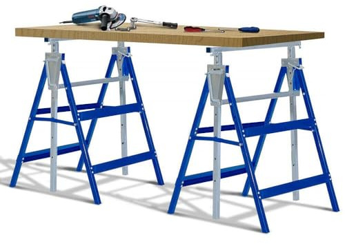 Gerüstbock Unterstellbock 2pcs Set Höhenverstellbar Klappbock Böcke Max 400kg