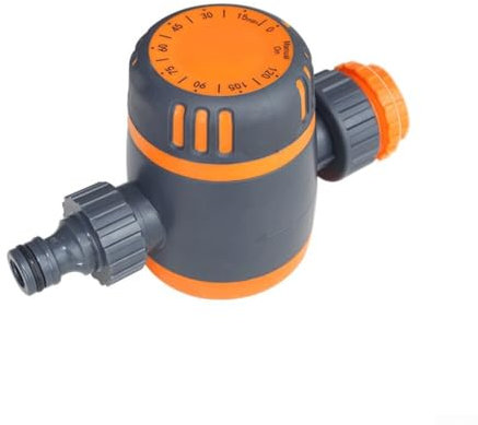 Minuteur d'arrosage mécanique de jardin avec bouton manuel - Durée d'arrosage de 5 à 120 min - Contrôle facile