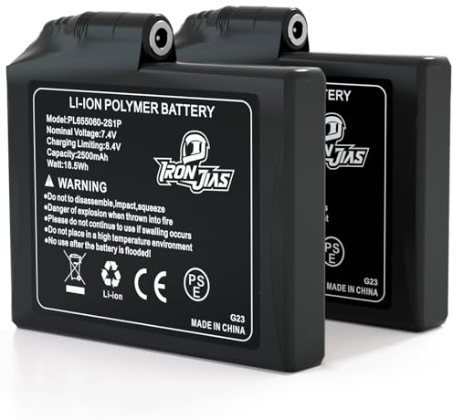 IRON JIA'S Rechargeable Lithium Polymer Battery 7.6 V 3000 mAh CE UN38.3 for Heating Gloves