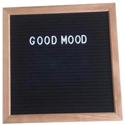 Tableau à lettres en feutre, support de panneau de message modifiable pour salle classe à domicile et affichage professionnel/10x10 pouces