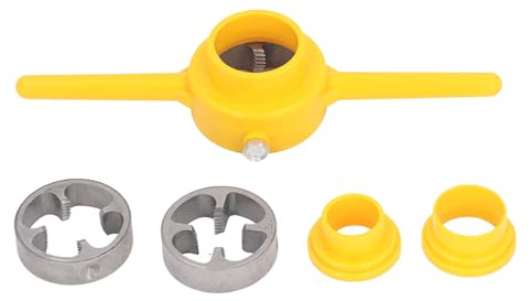CUOFYUNL 6 Pezzi Set Filettatrici per Tubi in PVC 1/2 3/4 1 Pollice NPT Kit di Attrezzi Idraulici per Rubinetto per Tubo PPR Domestico