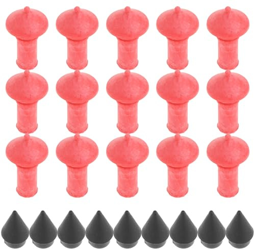 Ciieeo 1 Pack Bouchons à Vis pour Pneus Forme Champignon en Caoutchouc Résistant Kit de Réparation de Pneu Crevé Réutilisable sur Routes Urbaines et Campagnardes