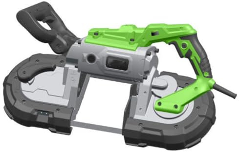 Mini Sega a Tronchetto 45 Gradi In Acciaio Inossidabile, Macchina da Taglio con Larghezza di Taglio 120Mm, Sega a Nastro per Metallo per Legno e Ferro Angolare