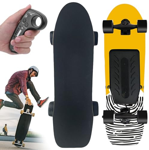 WACLMOTAKE Offroad-Elektro-Skateboard, All-Terrain-Skateboard mit 170W / 340W / 450W / 1000W Motor, 22-40 km/h höchstgeschwindigkeit, max. Steigungswinkel 35° Single-Drive-26km