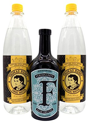 Ferdinand's Gin 1x 0,5L (44% Vol.) & 2x Thomas Henry Tonic Water 1,0L PET | Gin & Tonic Set