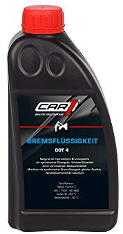 CAR1 Bremsflüssigkeit DOT 4 Bremsen Flüssigkeit Brake Fluid 500 ml