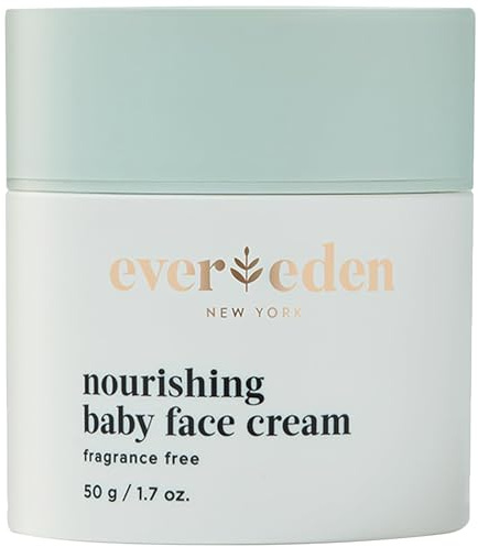 Evereden Nourishing Baby Face Cream 1.7 oz. | Non-Toxic and Fragrance-Free Face Lotion | Rich, Non-Greasy Baby Moisturizing Cream | Face Moisturizer with Clean Ingredients