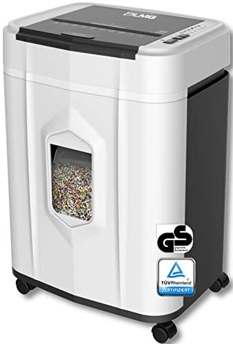 NEU Aktenvernichter, Papierschredder bis 120 Blatt gleichzeitig, Autofeed Schredder, P4, Reisswolf mit 19L Papierkorb, Extrem leise mit nur 65dB, Kreuzschnitt Partikelschnitt, Automatische Abschaltung