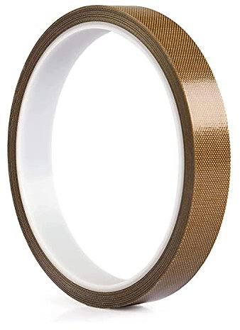 NORDOG Teflonband, beständiges Band der hohen Temperatur, isolierendes Tuchband für Vakuum-Dichtungs-Maschine-Schweißen, Länge 10m/32.8 Füße, Stärke 0.13mm, Breite (13mm)