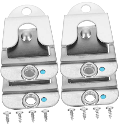 Mikinona 3sets Stainless Steel Clip Microphone Mount for Ham Hanger Wireless Mic Arm 4pcs*3