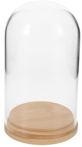 Amosfun Campana Di Vetro Cupola Per Esposizione Vaso Di Fiori in Vetro Contenitori Per Propagazione Di Piante Per Fioriere e Giardinaggio