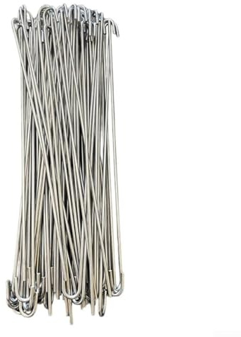 Heavy Duty 11 Gauge Aluminum Fence Ties Pack of 100 for Chain Link Fence Installation and Repairs, Suitable for Outdoor For Garden and Dog Kennels, Rust Resistant (10 inch)