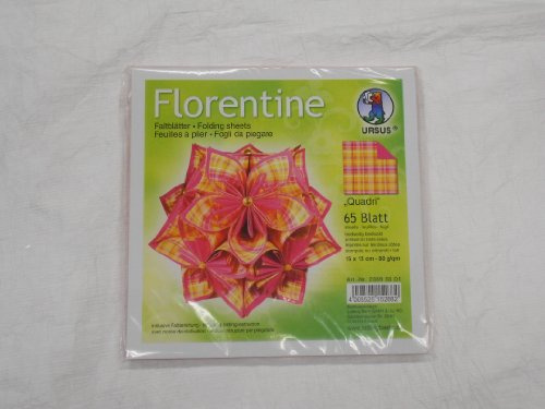URSUS Faltblätter Florentine Quadri, B150 x H150 mm [Office Product]
