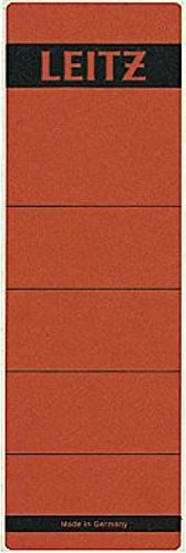 LEITZ Rückenschilder breit/kurz/1642-00-25, rot, 61x191mm, Inh. 10