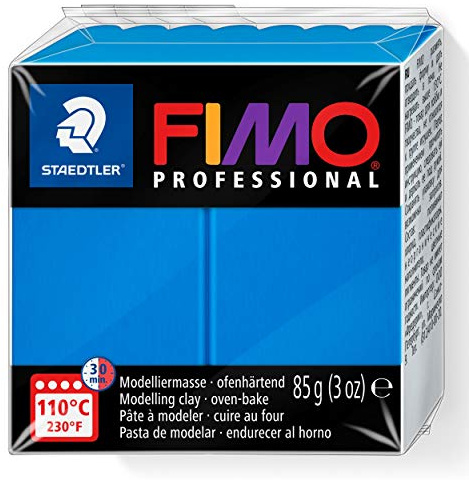 STAEDTLER 8004-300 - Fimo Professional Normalblock, 85 g, blau