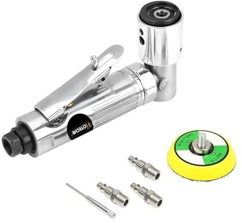 LEVIGATRICE SMERIGLIATRICE ANGOLARE ROTORBITALE AD ARIA COMPRESSA CON DISCO A STRAPPO 50 mm