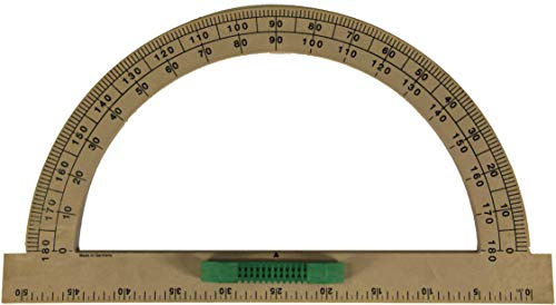 WISSNER® RE-Wood Winkelmesser 180° (50cm) - Zeichengerät