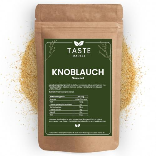 10 kg Knoblauchgranulat | Knoblauch Granualat granuliert | G2 | Aroma | TASTE MARKET | Körner grob | Gewürz