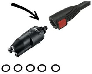 for Bosch AQT Pressure Washer Tool Nozzle to Lance O-Ring Rubber Seal Spare Oring Qty=5 002774
