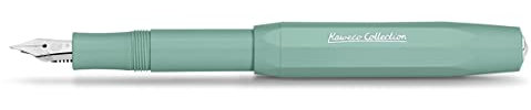 Kaweco COLLECTION Füllhalter Smooth Sage I Premium Füllfederhalter für Tintenpatronen mit hochwertiger Stahlfeder I Sport Füller 13 cm I Federbreite: EF (Extra Fein)