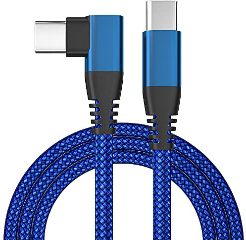 BIBTIM Câble chargeur USB C vers USB C 1M, 60W USB 2.0C câble de charge rapide compatible MacBook iPad Air 4 Galaxy S22 S21 Ultra S20 mi 11 Note 10 Pixel 6 5 4a Huawei Xiaomi Nintendo Xbox