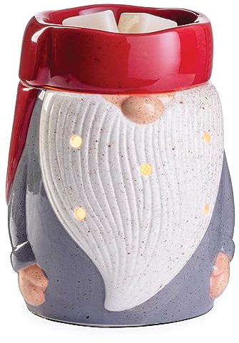 Candle Warmers ETC. Illumination Fragrance Warmer- Light-Up Warmer for Warming Scented Candle Wax Melts and Tarts or to Freshen Room, Gnome