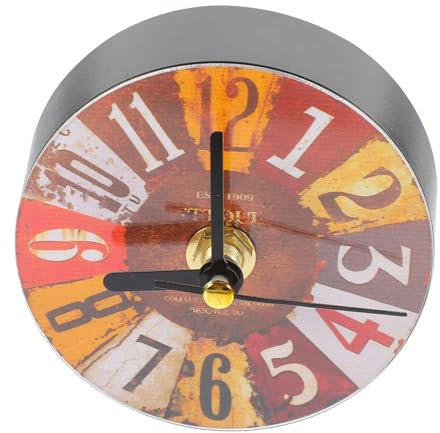 TOPBATHY 2St Magnet für Kühlschrankuhren Aufkleber für kühlschränke antike Uhr Europäische Uhr Retro-Wanduhr kühlschrankmagnete kühlschrankaufkleber Kühlschrank Uhr Kühlschrank-Uhr-Magnet