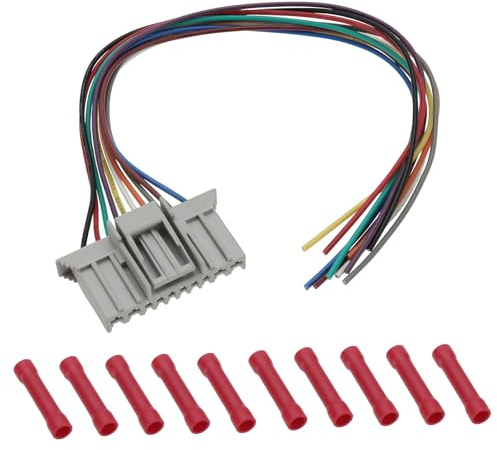 OTOTEC Réparation Connecteur Faisceau de Câblage d'éclairage de Voiture 10 Unité de Commande d'ordinateur Carrosserie Faisceau Câblage d'éclairage Compatible avec Fiat Panda 169 Et Panda Van 169