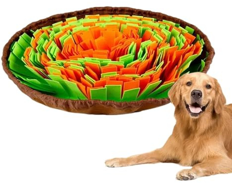 Schnüffelmatte für Hunde, Grabmatte für Hunde - Neuartige Haustier-Futtermatte, rutschfestes Hunde-Grabspielzeug,Blumenförmiges Fütterungs-Puzzlespielzeug, interaktives Schnüffel-Fütterungsspiel für H