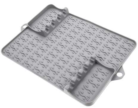 CAXUSD Grillunterlage rutschfeste Abdeckmatte Grill-abtropfmatte Aus Hochwertigem Material Hitzebeständige Matte Für Grillzubehör Praktische Grillmatte Für Outdoor-kochbereich