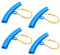 4PCS Protection de Jantes Voiture Protège Jante Demonte Pneu Voiture Protection Jante Universel Protecteur de Jante Cordes pour Montage Demonte Pneu de Moto Auto Vélo longueur de protection de 15 cm