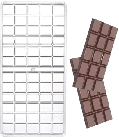per cioccolatini in acrilico duro, professionali per la produzione di cioccolato, ideali per la creazione di disegni unici di cioccolato, ideali per panetterie e cuochi hobby, robusti e