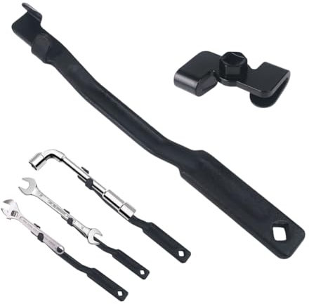 Umllpet Schraubenschlüssel-Verlängerungswerkzeug, Schraubenschlüssel Verlängerung mit 1,3cm Vierkantloch, Edelstahl-Drehmomentschlüssel, Werkzeuge für Mechaniker und Autoreparaturen