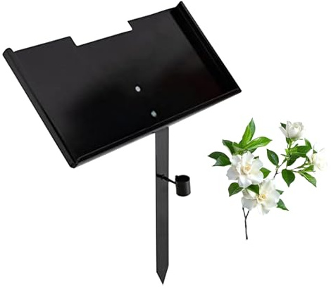 Grabmarkierungs, Grabstein-Ständer Für Menschen Und Haustiere Eisen Grabstein Tiergrabstein Hund Katze Beerdigung Grabtafel Außenbereich Grabplatte Grabstein Gartenschilder Gedenktafel - 30x15cm